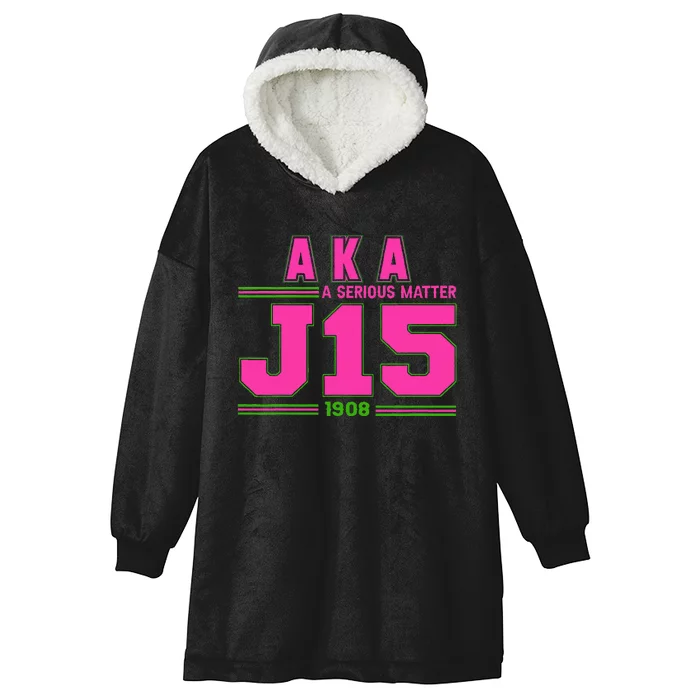 A Serious Matter J15 Founders Day And Green Aka Hooded Wearable Blanket