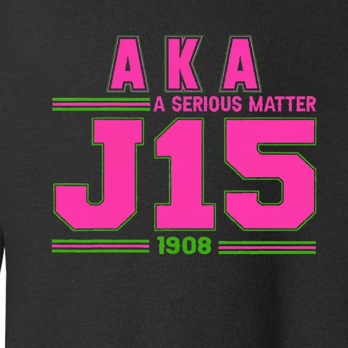 A Serious Matter J15 Founders Day And Green Aka Toddler Sweatshirt