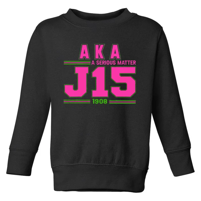 A Serious Matter J15 Founders Day And Green Aka Toddler Sweatshirt