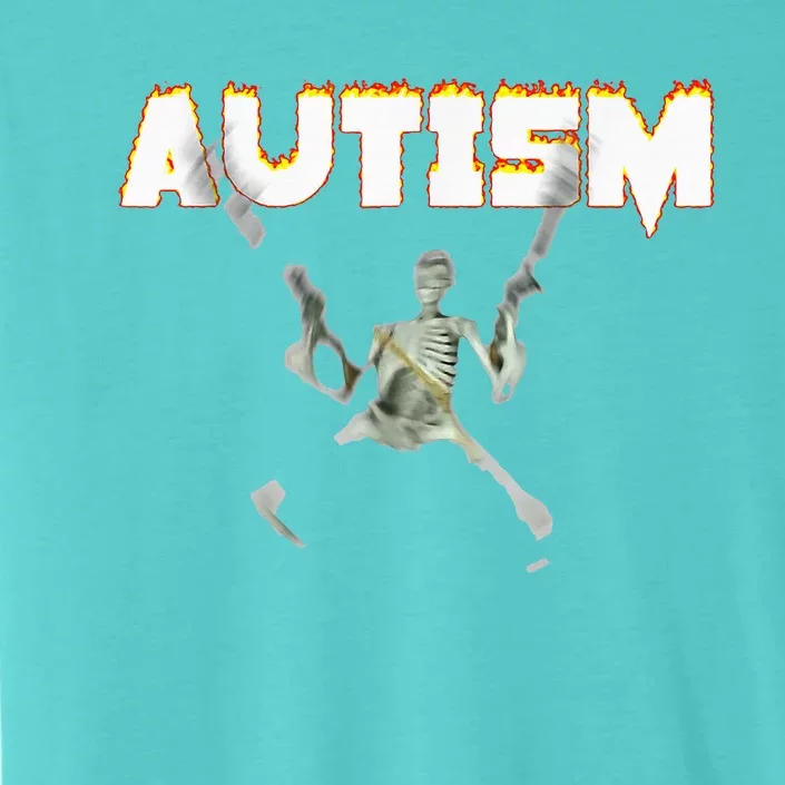 Autism Skeleton Meme ChromaSoft Performance T-Shirt