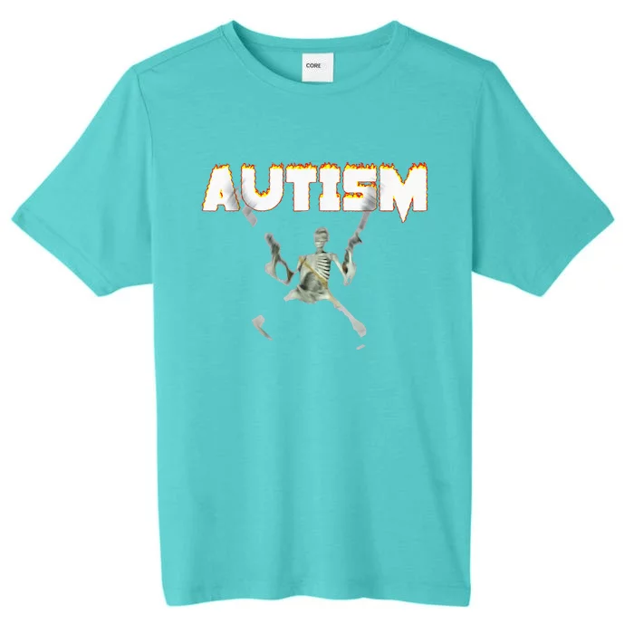 Autism Skeleton Meme ChromaSoft Performance T-Shirt