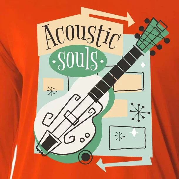 Acoustic Souls Musical Guitar Cooling Performance Long Sleeve Crew