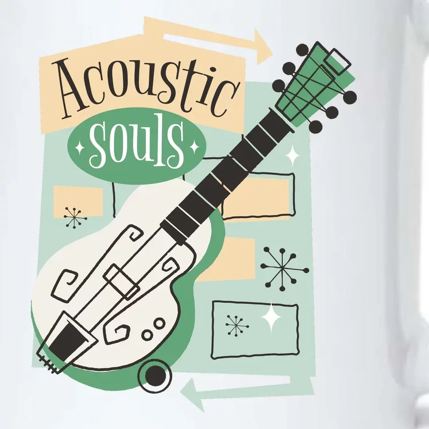 Acoustic Souls Musical Guitar Black Color Changing Mug