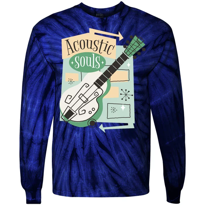 Acoustic Souls Musical Guitar Tie-Dye Long Sleeve Shirt