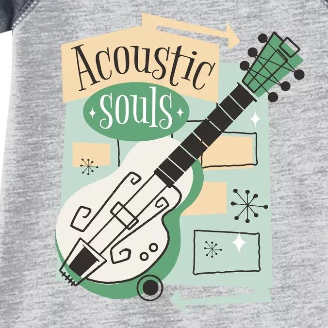 Acoustic Souls Musical Guitar Infant Baby Jersey Bodysuit