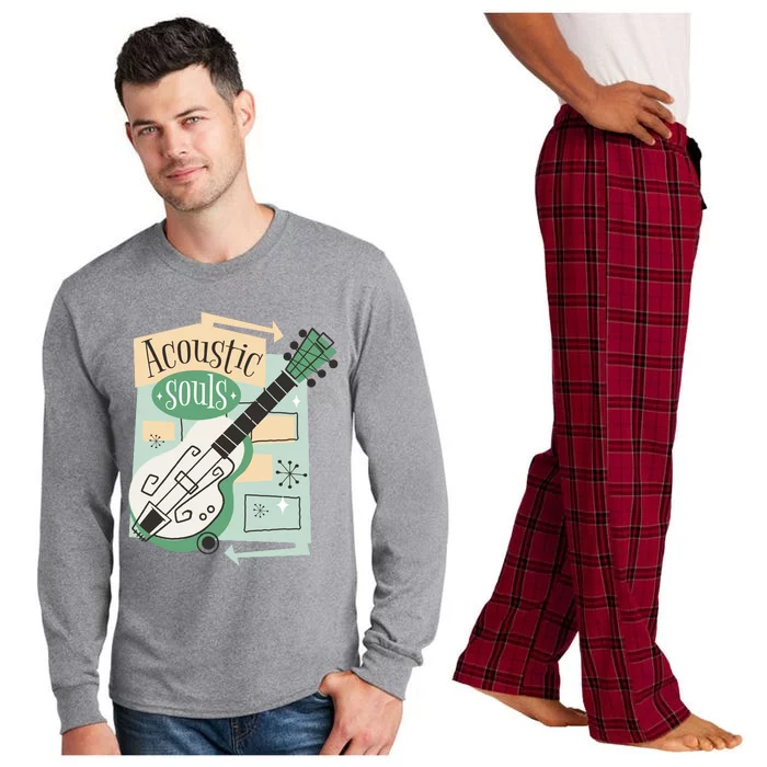 Acoustic Souls Musical Guitar Long Sleeve Pajama Set