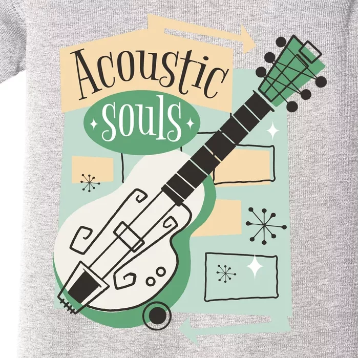 Acoustic Souls Musical Guitar Baby Bodysuit