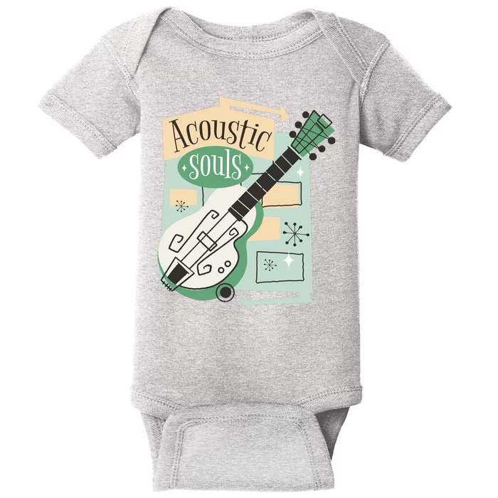 Acoustic Souls Musical Guitar Baby Bodysuit