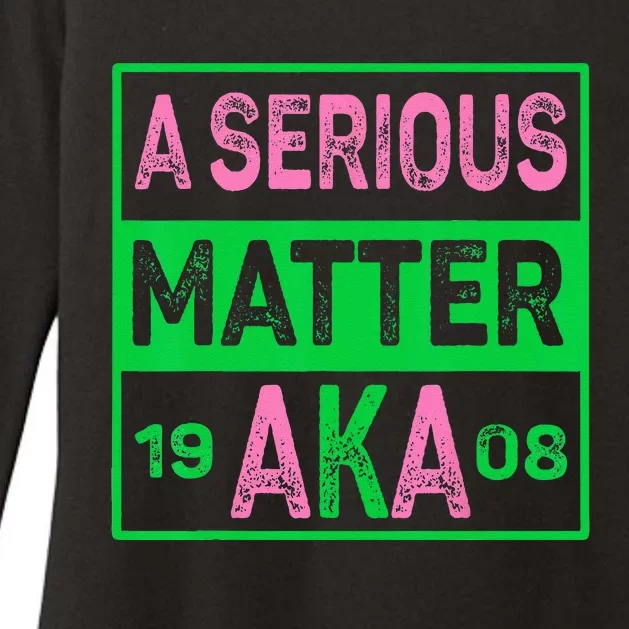 A Serious Matter J15 Founders Day Pink And Green AKA Womens CVC Long Sleeve Shirt