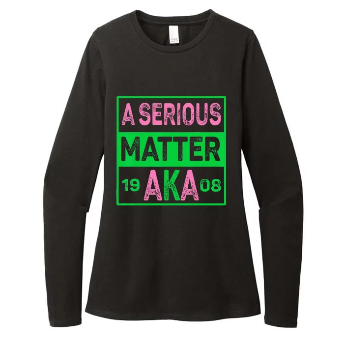 A Serious Matter J15 Founders Day Pink And Green AKA Womens CVC Long Sleeve Shirt