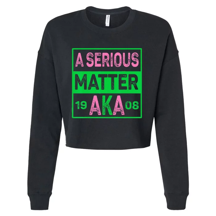 A Serious Matter J15 Founders Day Pink And Green AKA Cropped Pullover Crew