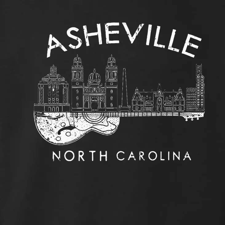 Asheville Souvenir Men North Carolina Lover Music Guitar Toddler Hoodie