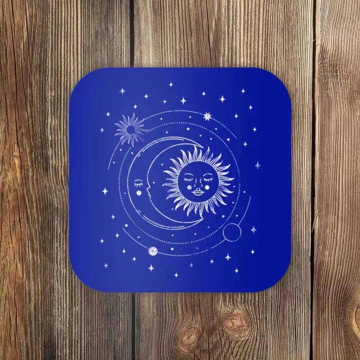 Alchemy Sun Moon Astrology Gift Coaster