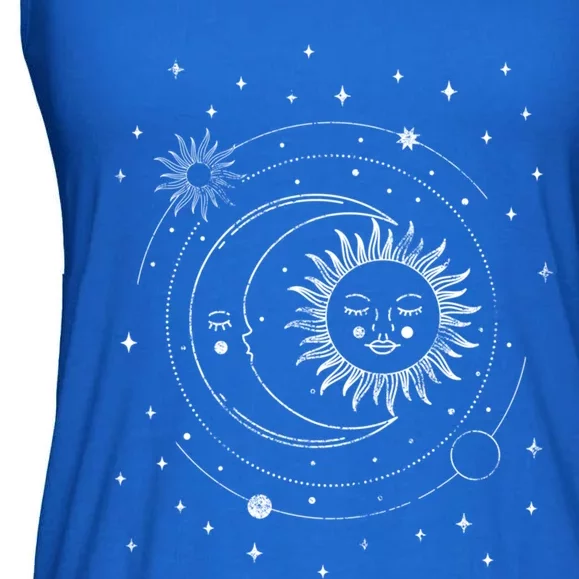 Alchemy Sun Moon Astrology Gift Ladies Essential Flowy Tank