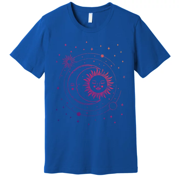 Alchemy Sun Moon Astrology Gift Premium T-Shirt