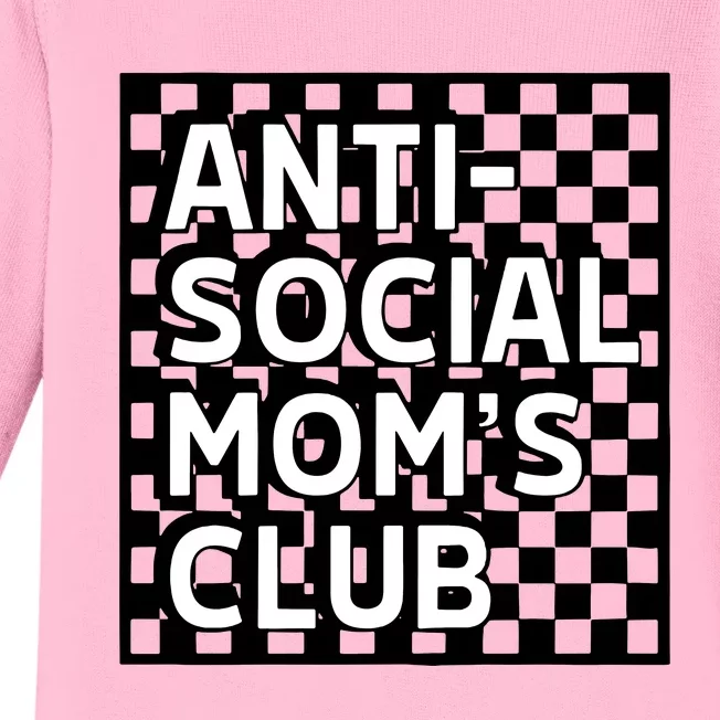 Anti Social Moms Club Baby Long Sleeve Bodysuit