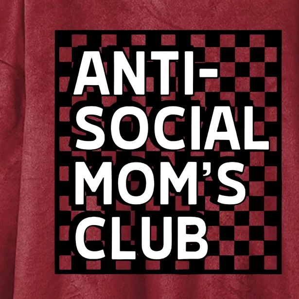 Anti Social Moms Club Hooded Wearable Blanket