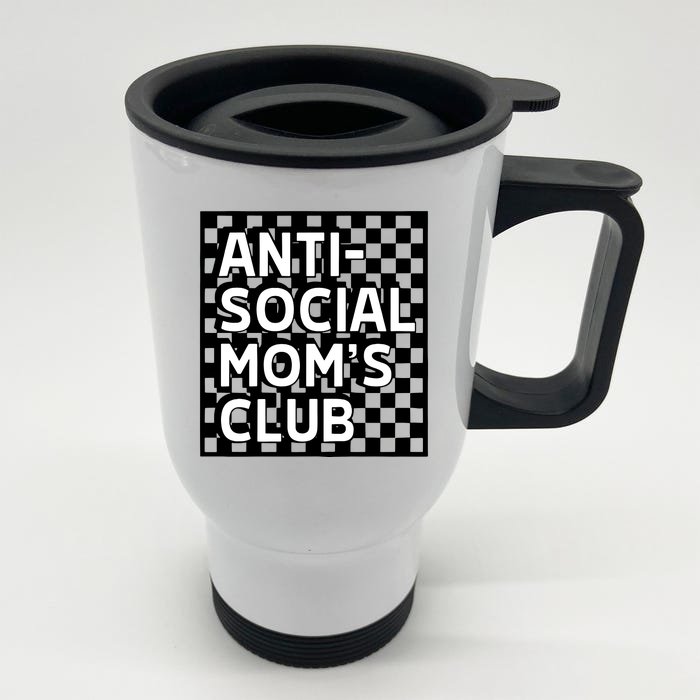 Anti Social Moms Club Front & Back Stainless Steel Travel Mug