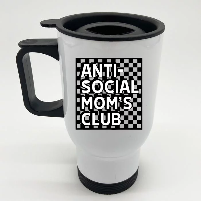 Anti Social Moms Club Front & Back Stainless Steel Travel Mug