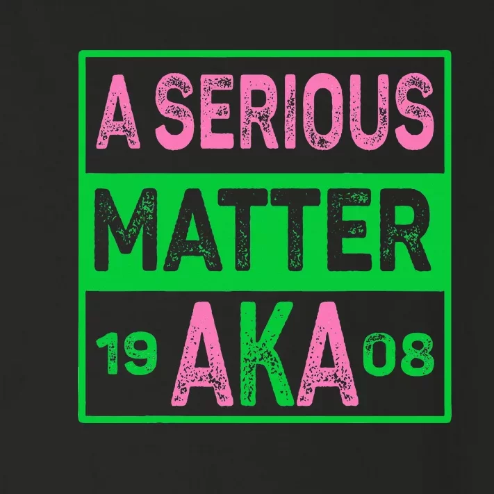 A Serious Matter Aka Toddler Long Sleeve Shirt