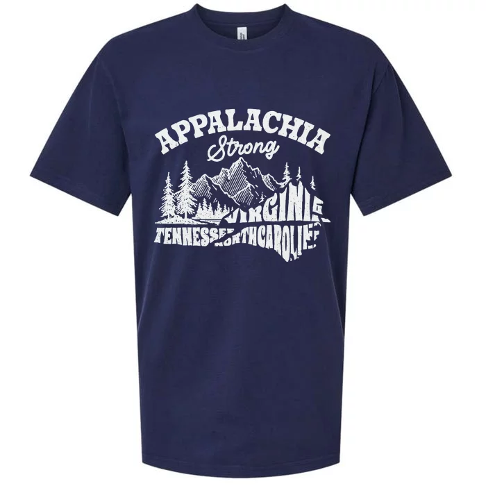 Appalachia Strong Mountain Outdoors Hiking Nc Sueded Cloud Jersey T-Shirt