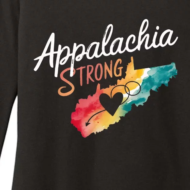 Appalachia Strong Nc Mountains Womens CVC Long Sleeve Shirt