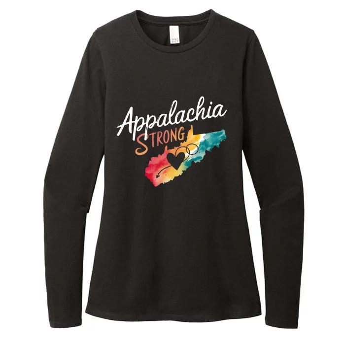 Appalachia Strong Nc Mountains Womens CVC Long Sleeve Shirt