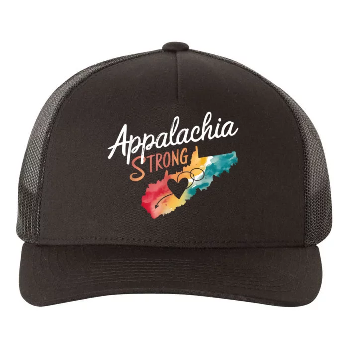 Appalachia Strong Nc Mountains Yupoong Adult 5-Panel Trucker Hat