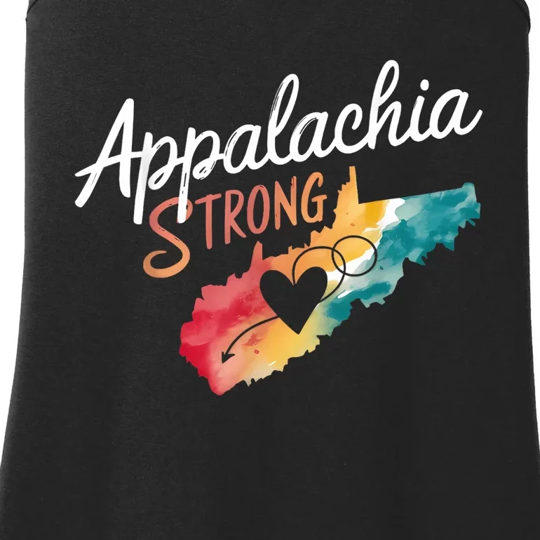 Appalachia Strong Nc Mountains Ladies Essential Tank