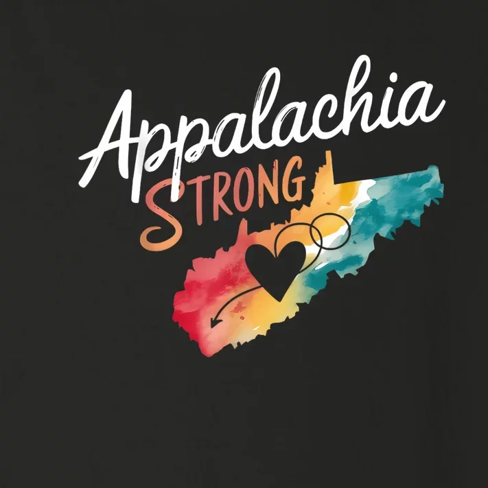 Appalachia Strong Nc Mountains Toddler Long Sleeve Shirt