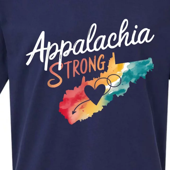 Appalachia Strong Nc Mountains Sueded Cloud Jersey T-Shirt