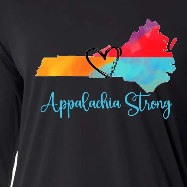 Appalachia Strong Nc Mountains Cooling Performance Long Sleeve Crew