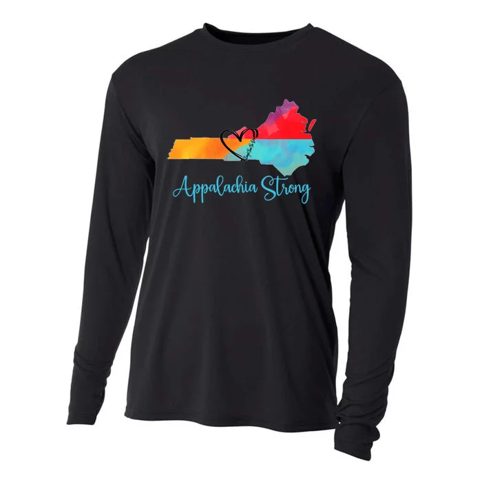 Appalachia Strong Nc Mountains Cooling Performance Long Sleeve Crew