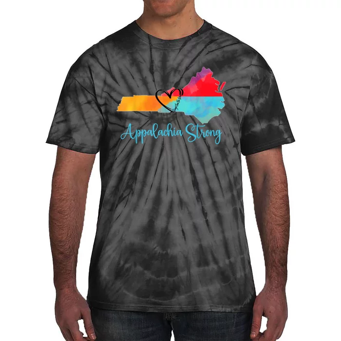 Appalachia Strong Nc Mountains Tie-Dye T-Shirt