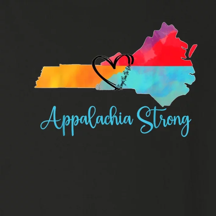 Appalachia Strong Nc Mountains Toddler Long Sleeve Shirt