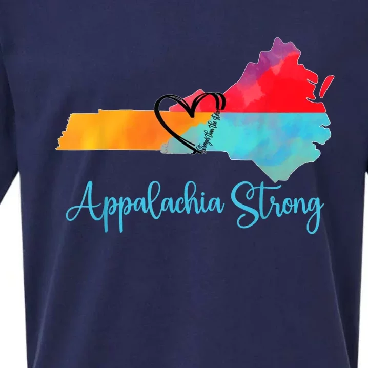 Appalachia Strong Nc Mountains Sueded Cloud Jersey T-Shirt