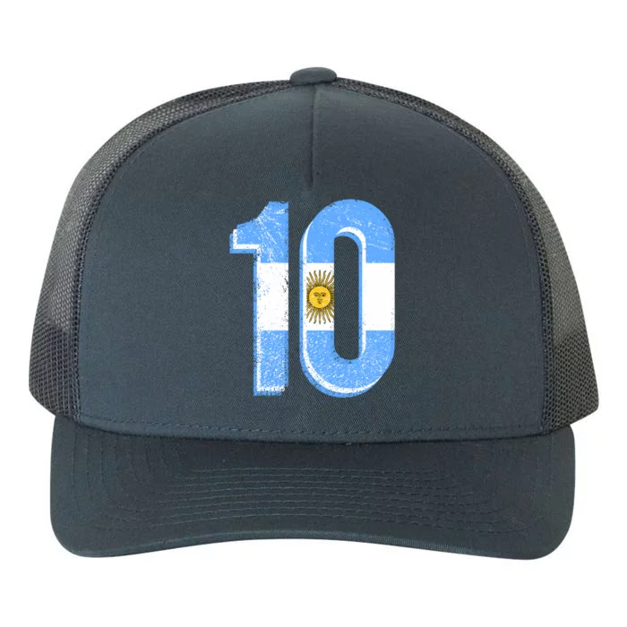 Argentina Soccer Number 10 Football Futbol Numero 10 Meaningful Gift Yupoong Adult 5-Panel Trucker Hat