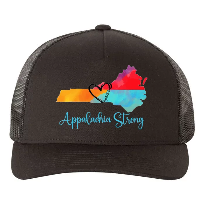 Appalachia Strong Nc Mountains Yupoong Adult 5-Panel Trucker Hat