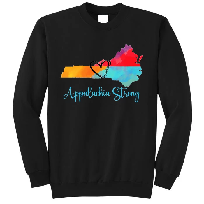 Appalachia Strong Nc Mountains Tall Sweatshirt