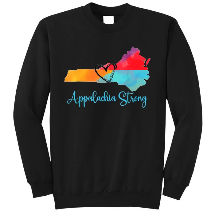 Appalachia Strong Nc Mountains Tall Sweatshirt