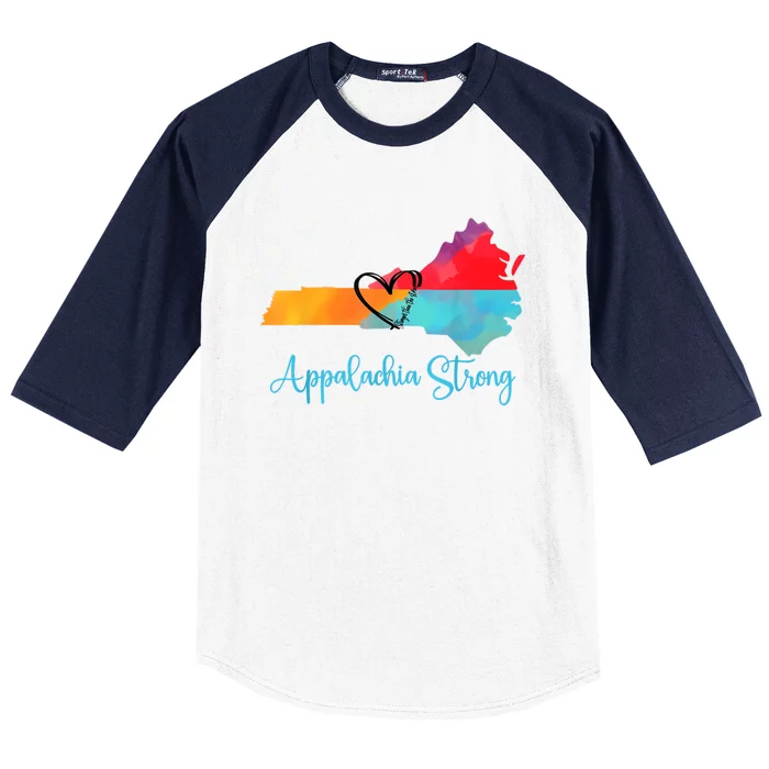 Appalachia Strong Nc Mountains Baseball Sleeve Shirt