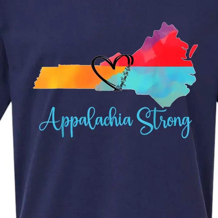 Appalachia Strong Nc Mountains Sueded Cloud Jersey T-Shirt