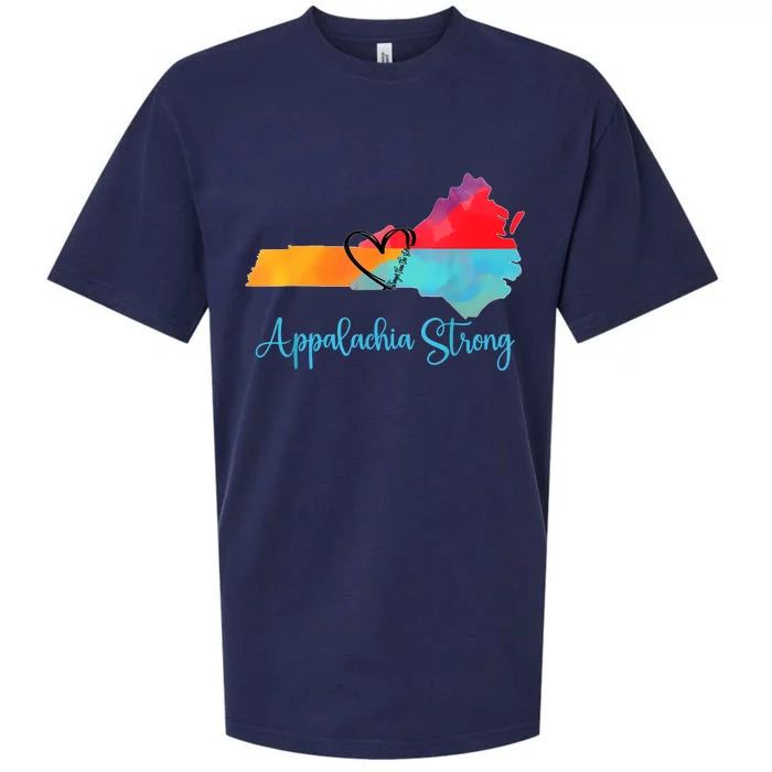 Appalachia Strong Nc Mountains Sueded Cloud Jersey T-Shirt