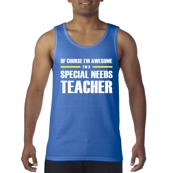 Awesome Special Needs Teacher Funny Gift Tank Top