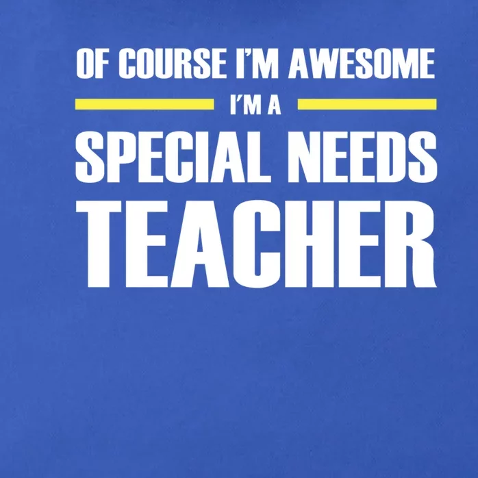 Awesome Special Needs Teacher Funny Gift Zip Tote Bag