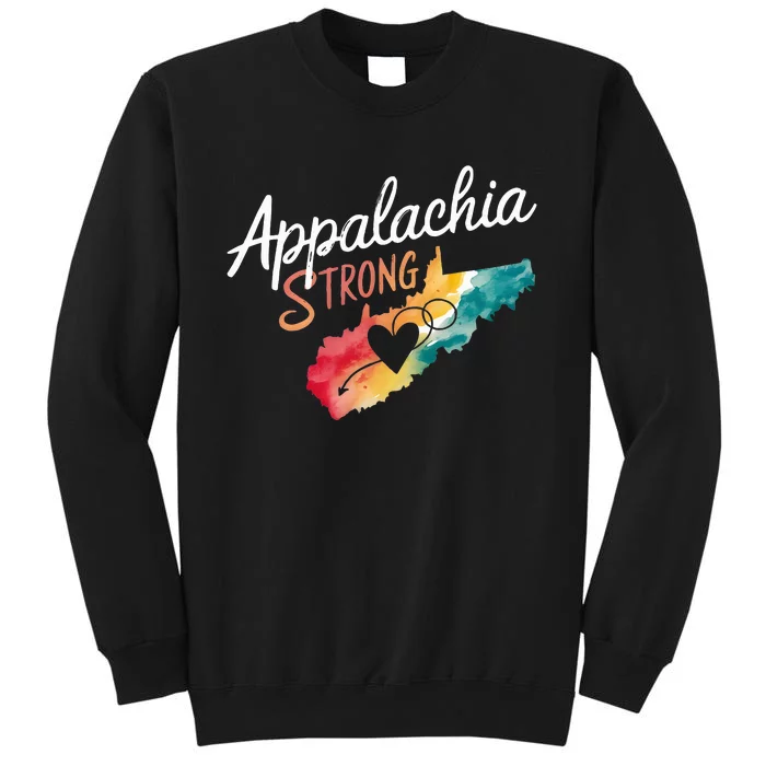 Appalachia Strong Nc Mountains Tall Sweatshirt