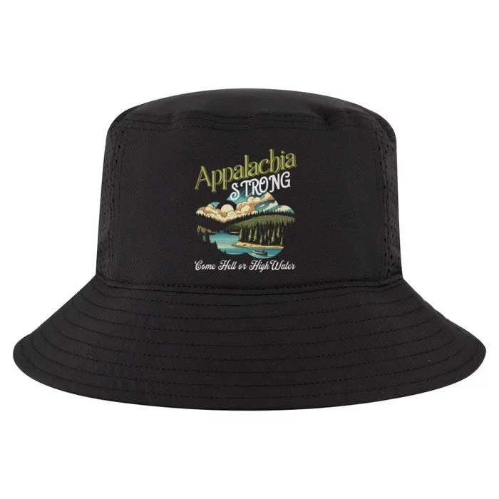 Appalachia Strong Nc Mountains Cool Comfort Performance Bucket Hat