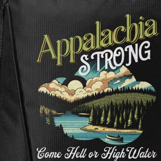 Appalachia Strong Nc Mountains City Backpack