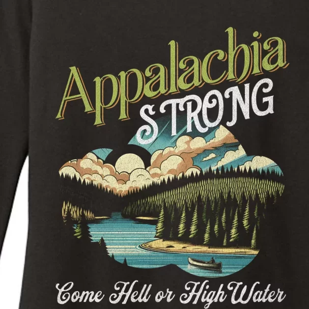 Appalachia Strong Nc Mountains Womens CVC Long Sleeve Shirt