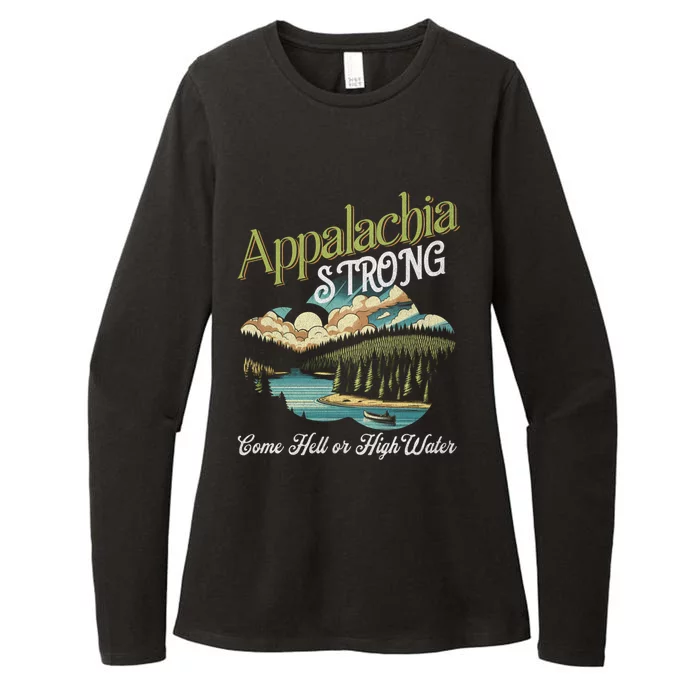 Appalachia Strong Nc Mountains Womens CVC Long Sleeve Shirt